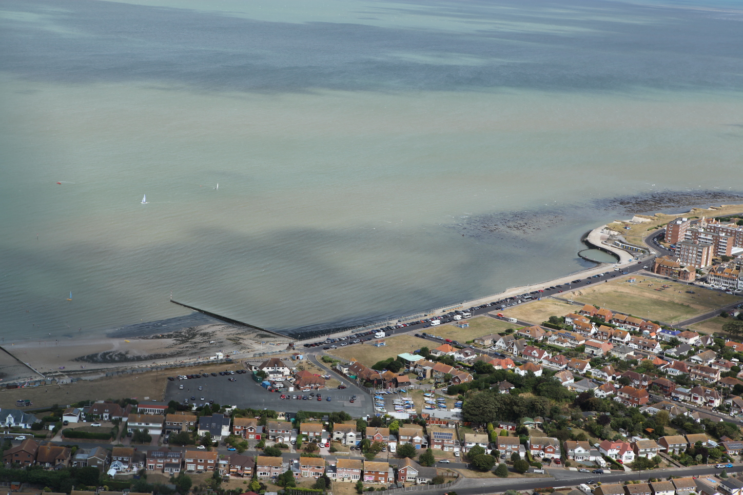 Aerial photo of Minnis Bay 2016